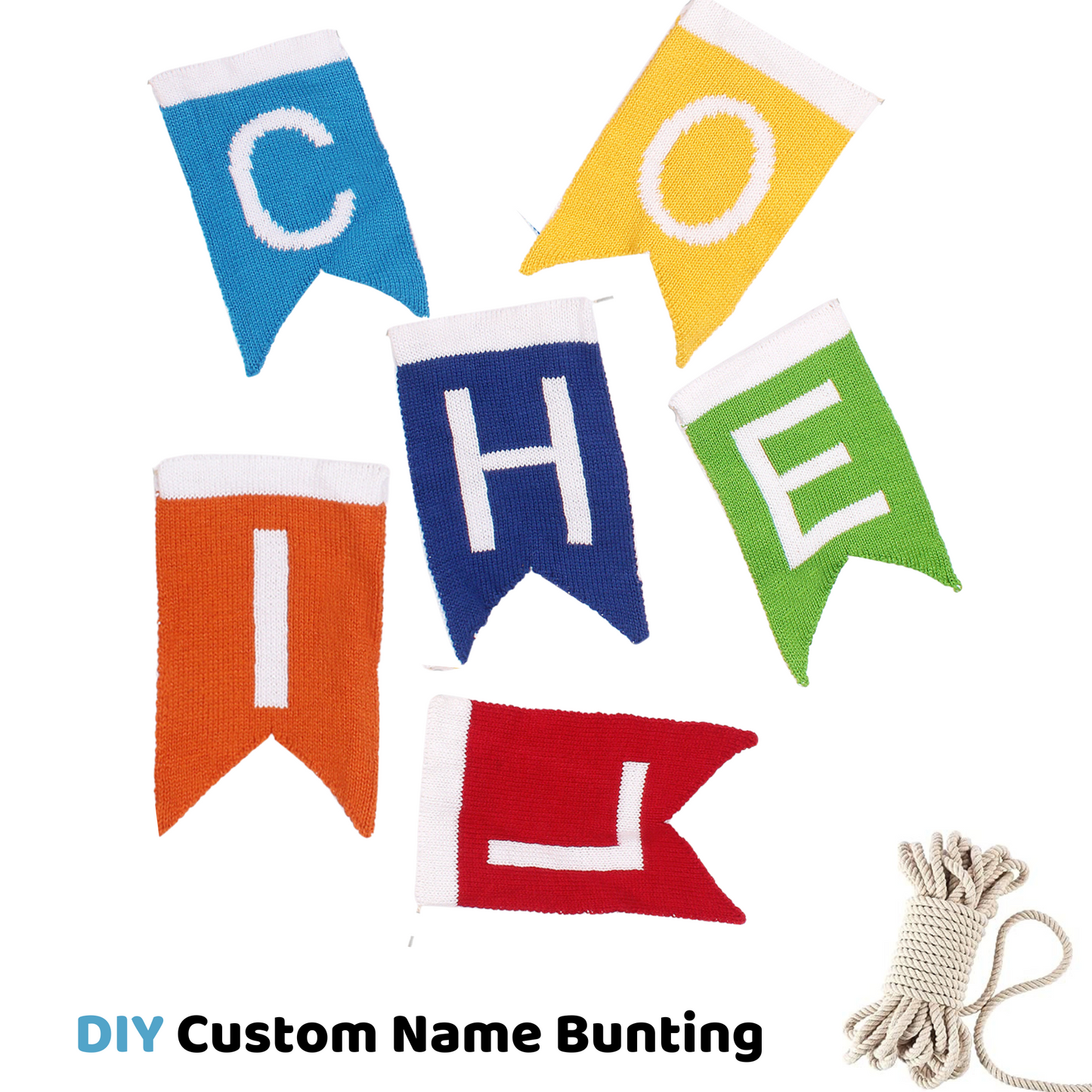 DIY Custom Name Bunting