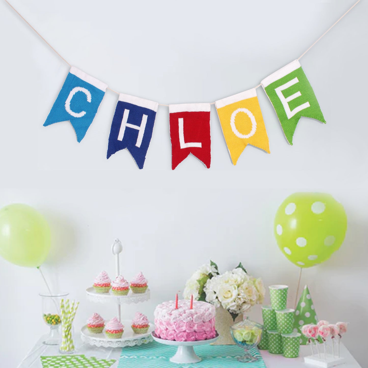 DIY Custom Name Bunting